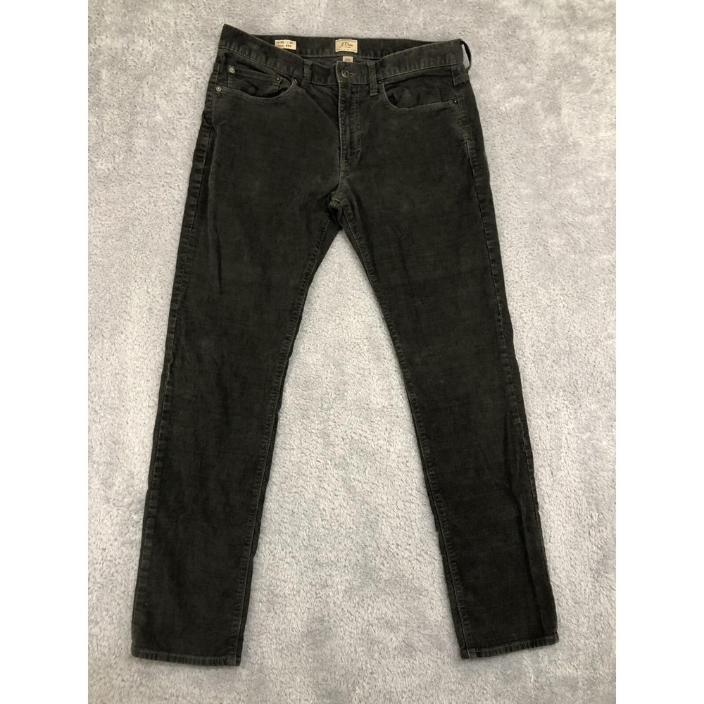 J Crew Corduroy Pants Mens Size 32x32 484 Gray